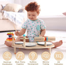 Kids Drum Set for Toddlers 3+, 8 in 1 Montessori Musical Instruments - Wooden Musical Toys for Baby Easter Christmas Birthday Gifts for Preschool Learning Music for Boys Girls Age 3 4 5 6 by TinyTreasures Baby Boutique