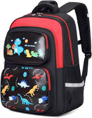 Toddler Backpack for Boys, 17 Inch Kids Dinosaur Backpack for Children Teens Waterproof School Travel Backpacks by TinyTreasures Baby Boutique