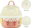 GAGAKU Toddler Backpack for Girls - Kids Mini Bag 2-6 years old Cartoon Breathable Comfortable Preschool Daypack for School Travel - Pink Strawberry by TinyTreasures Baby Boutique