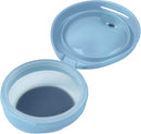 b.box Fill + Feed (Lullaby Blue) | Reusable Baby Food Pouch | For Babies & Toddlers 4m+ | Silicone/Nylon Pouch, BPA-Free Lid | Dishwasher & Microwave Safe | 110mL (3.7oz, ½ Cup) Capacity by TinyTreasures Baby Boutique