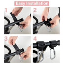Baby Stroller Hook, Clip or Hang a Diaper Bag to Your Pram or Buggy, 2 Pieces by TinyTreasures Baby Boutique