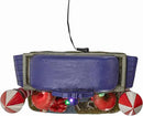 Carnival Funhouse Clown Theme Spooky Halloween Village Multi-Color LED Lights, Motion and Music 9.25" x 5.75" x 9.5" by CozyNest Decor