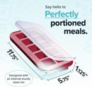 Souper Cubes 2 Tbsp. Silicone Freezer Molds - Perfect for Storing Garlic, Herbs, Ginger, Pesto, Tomato Paste, Lemon Juice, Purees and More - Silicone Baby Food Freezer Tray - Cranberry – 1-Pack by TinyTreasures Baby Boutique