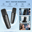 Karaoke Machine for Kids Adults, Portable Bluetooth Speaker with 2 Wireless Microphones, Portable Speaker Mini Karaoke Microphone for Home Party Birthday Gift for Girls Boys by TinyTreasures Baby Boutique