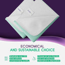 Incontinence Bed Pads - Reusable Waterproof Underpad Chair, Sofa and Mattress Protectors - Highly Absorbent, Machine Washable - for Children, Pets and Seniors (34x52 (Pack of 2), Green) by TinyTreasures Baby Boutique