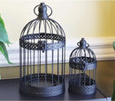Vela Lanterns Bird Cage Decor Candle Holder Lantern Decorative Table Centerpiece Halloween Decorations, Black, Set of 4 by CozyNest Decor