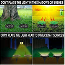 Solar Powered 8 Pack Outdoor LED Disk Lights - IP68 Waterproof, Non-Slip, Wear-Resistant Pathway Lights (Warm White) by GreenHaven Gardens