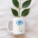 Adorable Gerbera Daisy Flower Mug, Customized Flower Themed Cup With Name, Novelty Daisy Flower Accent Mug 11oz 15oz, Custom Daisy Lover Coffee Cup, Personalized Flower Mug For Birthday by CozyNest Decor
