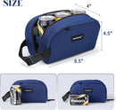 Cerbonny Reusable Lunch Bag, Freezable Insulated Cooler Bag, Leak-Proof, Portable, Navy Blue, 2.5L, 5x9x4 inches by TinyTreasures Baby Boutique