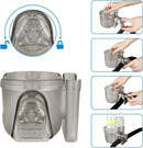 Accmor Stroller Cup Holder with Phone Holder, Bike Cup Holder, Universal Cup Holder for Uppababy Nuna Doona Strollers, 2-in-1 Cup Phone Holder for Stroller, Bike, Wheelchair, Walker, Scooter by TinyTreasures Baby Boutique