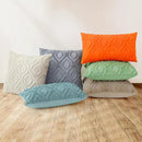 decorUhome Fall Throw Pillow Covers 26x26 Inch Set of 2, Soft Plush Decorative Faux Fur Orange Solid Couch Pillow Covers, Accent Farmhouse Neutral Square Euro Pillow Cases for Sofa Bed Living Room by CozyNest Decor