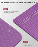 HAPBEAR Extra Large Yoga Mat - 72"x48"/78"x54", 1/4" & 1/3" Thick, Non-Slip, Durable, Eco-Friendly, Wide Exercise Mat for Home Workouts, Yoga, Pilates, Stretching, Meditation (Barefoot Exercise) by TinyTreasures Baby Boutique