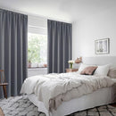 XWZO Blackout Curtains for Bedroom 63 inch Length Room Darkening Thermal Insulated Rod Pocket Curtains for Living Room with Tiebacks,Dark Grey,W42 x L63,Set of 2 by TinyTreasures Baby Boutique