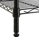 Amazon Basics 5-Shelf Tower Adjustable Storage Shelving Unit, Black, 16 D x 16 W x 54 H in by CozyNest Decor