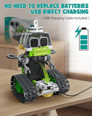 5in1 STEM AI Robot Toys Building Set, 478Pcs APP & Remote Control Engineering Erector Blocks for Kids Age 6-8, Coding Interactive Educational Christmas Birthday Gift for 10-12 Year Boys & Girls by TinyTreasures Baby Boutique