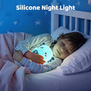 Axolotl Alarm Clock with Night Light for Kids, Rechargeable Silicone Lamp Time to Wake Clock Cute Animal Tabletop Lamp, Perfect Sleep Companion for Boys Girls, Blue by TinyTreasures Baby Boutique