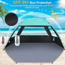 Gorich Beach Tent Sun Shelter for 3/4-5/6-7/8-10 Person with UPF 50＋ UV Protection, Lightweight & Easy Setup Beach Shade Canopy, Portable Beach Shade Tent Beach Cabana by TinyTreasures Baby Boutique