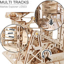 ROKR 3D Wooden Puzzles Marble Run Set - Mechanical Model Kit for Adults DIY Roller Coaster Toys Gifts for Boys/Girls (Marble Channel) by TinyTreasures Baby Boutique