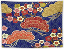 HZOHNAGO Japanese Tapestry Art Abstract Colorful Cherry Blossom Blue Background Pattern Printed Wall Tapestry Painting Wall Hanging for Bedroom Living Room Dorm 80" W x 60" H by CozyNest Decor