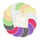wegreeco Nursing Breast Pads (14 Pack)+Laundry Bag & Travel Storage Bag, 2 Sizes: 3.9/4.7inch - Washable & Reusable Breastfeeding Nursing Pads (Passion, Large, Daytime Use) by TinyTreasures Baby Boutique