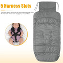 Yoofoss Stroller Cover for Winter, Toddler Stroller Footmuff Universal for Most Stroller, Water Resistant Warm Coral Baby Stroller Bunting Sleeping Bag Light Grey by TinyTreasures Baby Boutique