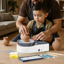 VEVOR Mini Pottery Wheel For Kids and Beginners, 6” Turntable, Two-way Rotation, Adjustable Speed, Complete Pottery Set with Clay Art Supplies Sculpting Tools, Craft Gifts for Kids Teens Adults, White by TinyTreasures Baby Boutique