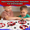 Math Games for Kids, Math Manipulatives Kindergarten Preschool Counting Toys, Ten Frame Set Addition and Subtraction Flash Cards Matching Bingo Number Games Homeschool Classroom Must Haves by TinyTreasures Baby Boutique