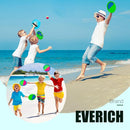 EVERICH Upgraded Toss and Catch Ball Game Set - Indoor and Outdoor Games for Kids 3-12, Beach Sand Pool Water Toy Includes 4 Paddles 4 Sticky Balls, Great Birthday Easter Gifts for Boys Girls by TinyTreasures Baby Boutique