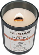 Journeyman Collection Candle, 15oz, Wooden Wick, Santal Oud, Large Painted Jar by CozyNest Decor