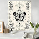 Lunerfex Boho Butterfly Tapestry Small Tapestry Tarot Tapestries Moon Phase Aesthetic Tapestries Wall Hanging for Bedroom and Living Room Decor Butterfly 36×48 Inches by CozyNest Decor