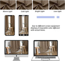 Simplebrand Ava Brown Short 36 Inches Blackout Curtain 2 Panels Set, Half Window Rod Pocket Privacy Curtain Tiers for Kitchen, Curtains Blackout for Bathroom Shades, W40 x L36 Inch, Brown by TinyTreasures Baby Boutique