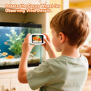 Handheld Microscope for Kids with 2" Screen, Pocket Microscope Magnifying Glass for Kids, Portable STEM Toys for Age 5 6 7 8 9 10 11 12, Photo & Video Edu Gift USB Rechargeable - White by TinyTreasures Baby Boutique