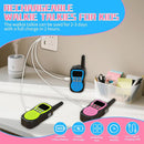 3 Pcs Walkie Talkies for Kids Rechargeable 3 KM Handheld Walkie Talkies Long Range 22 Channel 2 Way Radio Birthday Party Gifts for 3-12 Years Old Girls Boys Outside Adventure Camping Hiking by TinyTreasures Baby Boutique