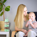 IMIKEYA Stackable Formula Dispenser - 4-Layer Milk Powder Container for Travel Light Green by TinyTreasures Baby Boutique