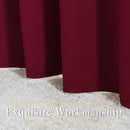 NICETOWN 84 inches Bedroom Curtains Panels - Functional Blackout Curtains/Panels for Bedroom, Thermal Insulated, Privacy Assured (Set of 2, 52 x 84 inches, Wine Red) by TinyTreasures Baby Boutique