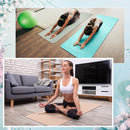 Timgle 24 Pack 68" x 24" Yoga Mat Bulk, 4mm Thick Extra Long Sports Mat Anti Slip Tear Resistant Yoga Exercise Set for Fitness Stretching Home Workout Gym and Studio by TinyTreasures Baby Boutique