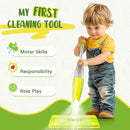 Toddler Spray Mop-Montessori Toys Mini Size Cleaning Mini Mop That Really Spray -Kid Pretend Play Toys Gift for Toddlers Girls Boys by TinyTreasures Baby Boutique