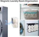 Magnetic Basket Fridge Lint Bin Dryer Ball Holder Laundry Room Organization Home Storage for Class Office School by CozyNest Decor