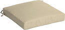Arden Outdoor Seat Cushion, 19 x 19, Rain-Proof, Fade Resistant Tan Leala by GreenHaven Gardens