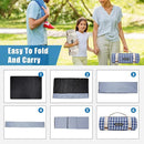 G GOOD GAIN Picnic Outdoor Blankets Waterproof Large - Beach Mat Sand Free Foldable with Carry Strap | Portable Camping Blanket | Park Blanket for Grass Park, Hiking, Travel, Concerts, Indoor (Blue) by TinyTreasures Baby Boutique