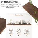 Floating Shelves for Wall, USA-Sourced Walnut Wood 55 Inch Long Wall Shelves, Natural Wooden Wall Mounted Picture Ledge Shelf, Nursery Book Storage Shelf Kids Bookshelf, Display Shelf for Bathroom by TinyTreasures Baby Boutique