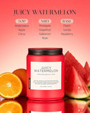M&SENSE Juicy Watermelon Scented Candle, 19.4oz 110 Hours Clean Non Toxic Natural Soy Wax Long Lasting Candle for Women Men, 2 Wick Fruit Scent Home Fragrance Home Decor for Housewarming Gifts by CozyNest Decor