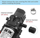 12 Volt Diaphragm Pump 3LPM 0.8 GPM 100PSI Self Priming Sprayer Pump 12V DC Fresh Water Pump Water Pressure Switch for RV Camper Marine Boat Lawn (30W) by GreenHaven Gardens