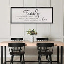 LuZhiQiang Family A Little Bit of Crazy Sign Wall Decor 40"x15" Large Family Signs Wood Framed Hanging Wall Art (Black) by CozyNest Decor