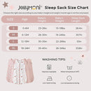 JELLYMONI Baby Sleep Sack 0-6 Months 0.5 Tog Wearable Blanket for Baby, 100% Cotton 3 Pack Infant Toddler Sleeping Sack Lightweight Soft 2-Way Zipper Sleepsack by TinyTreasures Baby Boutique