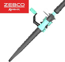 Zebco Rambler Fishing Reel and Rod Combo, Durable Fiberglass Rod with Built-in Carabiner, Patented No-Tangle Reel, Pre-Spooled with 8-Pound Zebco Fishing Line by TinyTreasures Baby Boutique