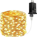 33Ft 100LED Fairy Lights Plug in, Waterproof String Lights Outdoor & Indoor 8 Modes with Timer, Christmas Light Bedroom Decor, Twinkle Light for Girl's Room Garden Christmas Decorations (Warm White) by GreenHaven Gardens