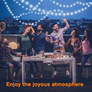 QITONG 4 Pack White Solar Fairy Lights, Each 33ft 100 LED String Light Outdoor Waterproof, 8 Modes Silver Wire Solar Twinkle Lights by GreenHaven Gardens