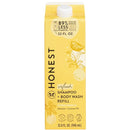 The Honest Company 2-in-1 Cleansing Shampoo + Body Wash Refill Carton | Gentle for Baby | Naturally Derived, Tear-free, Hypoallergenic | Citrus Vanilla Refresh, 32 fl oz by TinyTreasures Baby Boutique