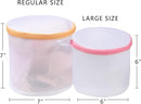BAGAIL Laundry Bags Mesh Wash Bag for Intimates Lingerie and Delicates,4Pcs(Bra Wash Bag,6×6inch+7×7inch) by TinyTreasures Baby Boutique